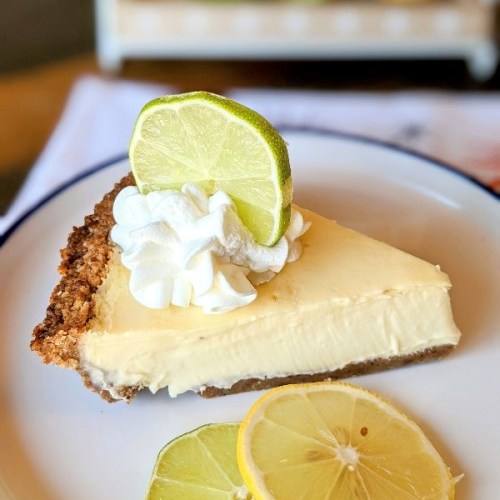 The Key to a Perfect Key(to) Lime Pie: How to Make the Best Keto Lemon-Lime Ice Box Pie!