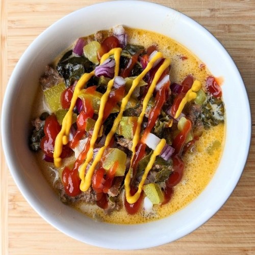 Keto Cheeseburger Soup In the Crockpot! Easy, No-Hassle Recipe!